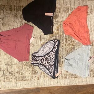 Victoria's Secret Multicolor Panty Collection-5 pairs